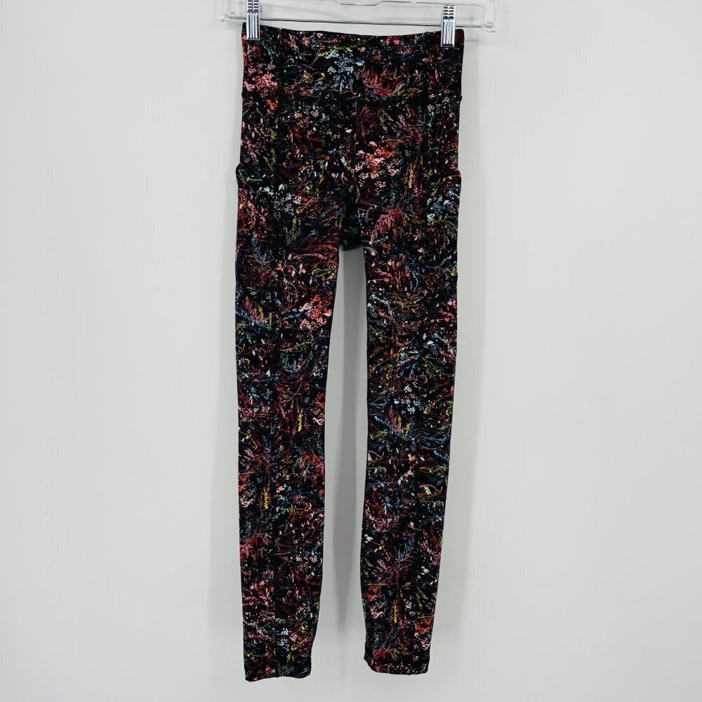 Lululemon Women's Align High-Rise Crop Leggings Size 2 Multi Color Floral